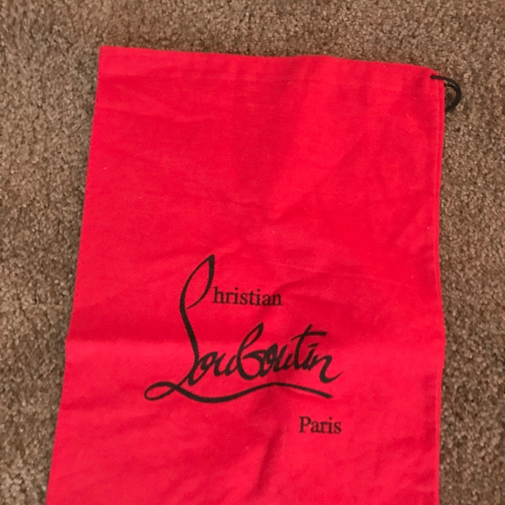 pair of Christian Louboutin dust bags